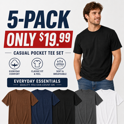 Minimal Relaxed Fit Solid Men's T-Shirt, Soft Skin-friendly