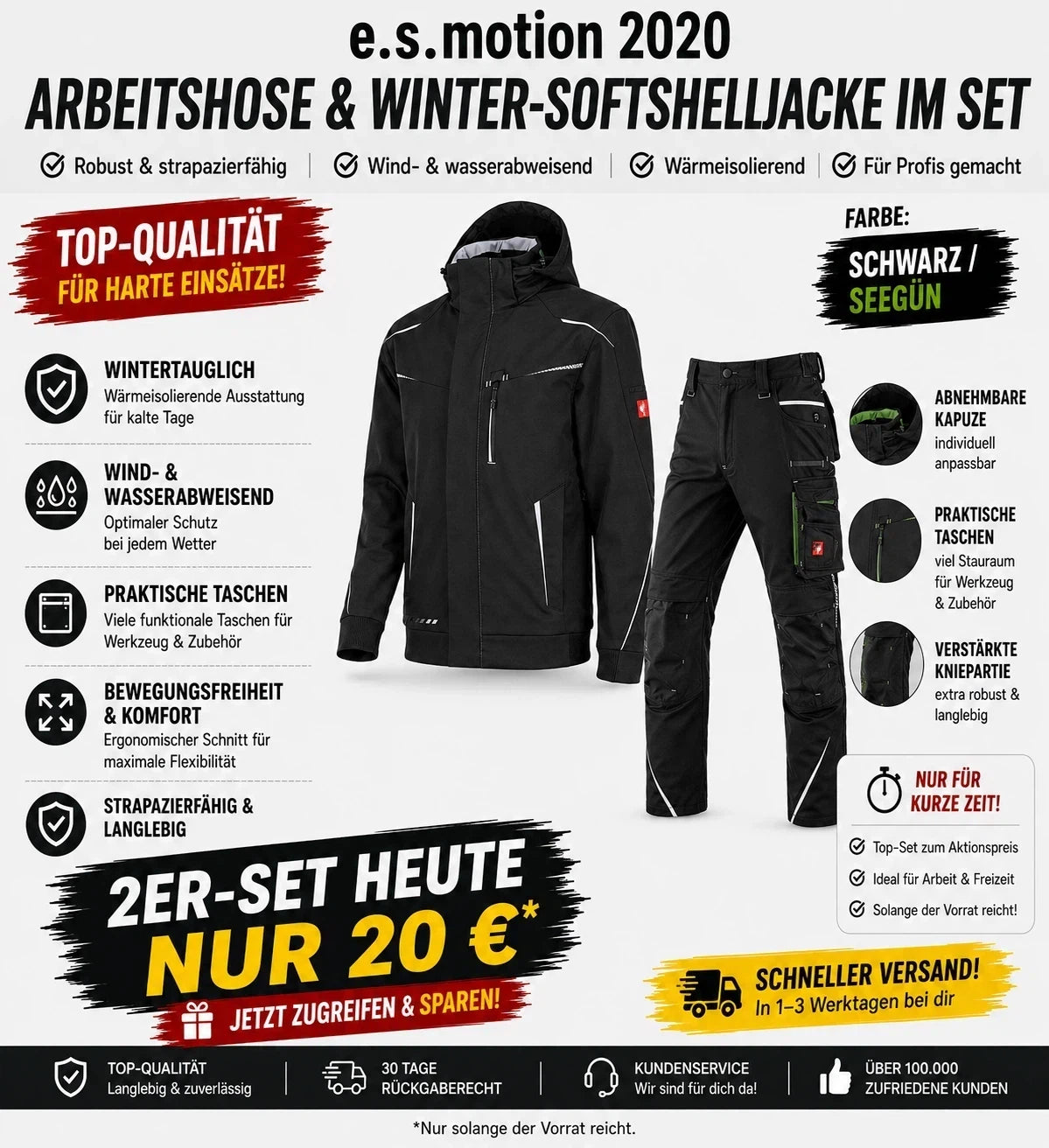 Premium Heavy Duty Workwear Jacket | Windproof & Sturdy for Jobsite & Outdoor