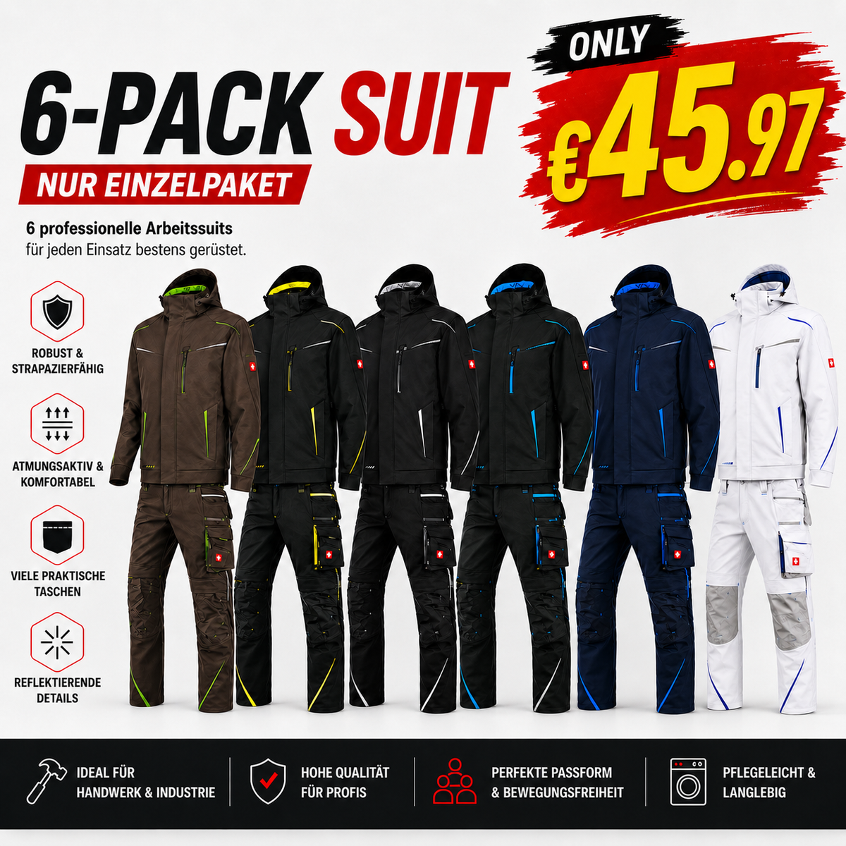 Premium Heavy Duty Workwear Jacket | Windproof & Sturdy for Jobsite & Outdoor
